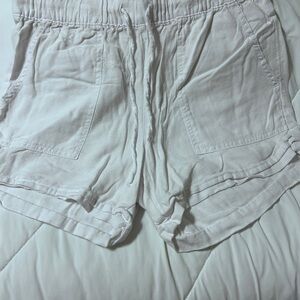 Women's White Casual Shorts